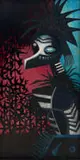 Jack Heath, African Voodoo, mixed media on board