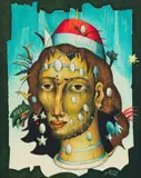 O Poliziano (Florentine Head) by Alexis Preller, oil and sand on canvas, offered May 2022