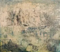 Georgina Ormiston, Abstract Composition, oil on board