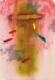 Mongezi Ncaphayi, Abstract Composition, watercolour, ink and acrylic on paper