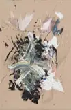 Zander Blom, 1.24 Untitled, oil and graphite on unprimed linen