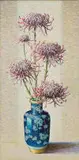 Vladimir Tretchikoff, Chrysanthemums in Chinese Vase