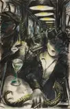 William Kentridge, Toying with an Intrinsicate Knot, charcoal and pastel on paper