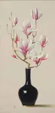 Vladimir Tretchikoff, Pink Magnolias in Black Vase