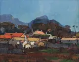 Pieter Wenning, Buildings with Devil's Peak in the Background, Mowbray