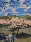 Peter Clarke, The Gentle Spring, oil on board