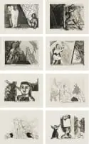 Deborah Bell, Little Morals, eight, etching