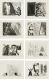 Deborah Bell, Little Morals, eight, etching