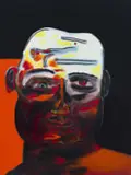 Ishmael by Robert Hodgins, oil and charcoal on canvas, offered May 2022