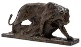 Walking Leopard by Dylan Lewis, bronze with a brown patina, offered May 2022