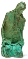 Ben Macala, Beggar, bronze with a green patina
