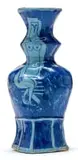 Blue Philomela Vase by Hylton Nel, painted and glazed ceramic, sold Nov 2021