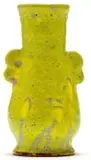 Two-Handled Yellow Vase by Hylton Nel, glazed ceramic, sold Nov 2021