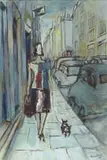 Gerard Sekoto, Woman Walking with Dog