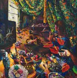 Penny Siopis, Act I Scene II, oil on canvas