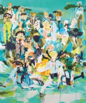 Michael Taylor, The Sorry Bunch, 2014, gouache and ink on paper