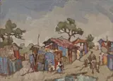 Crossroads by Gregoire Boonzaier, oil on board, offered Apr 2022