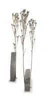Michele Mathison, Kakiebos III, 2019, steel, brass and granite