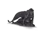 Leopard Dragging Kill (S58) by Dylan Lewis, bronze with a brown patina, sold Apr 2022