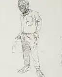 Nelson Makamo, Student with a Briefcase