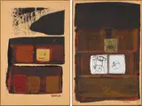 Sidney Goldblatt, Abstract Compositions, two
