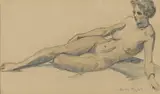 Erich Mayer, Reclining Nude