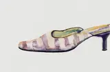 Ina van Zyl, High Heeled Shoe, watercolour on paper