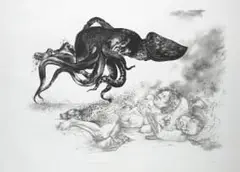 Diane Victor, The Subtle Reminder, lithograph on paper