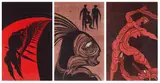 Cecil Skotnes, Shaka's Regiment in Horn Formation; Pondos Bring Shaka Peace Offerings; Shaka Punishes Deceitful Witchdoctresses; three