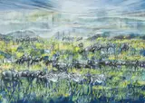Gordon Vorster, Zebra and Wildebees in Grassland