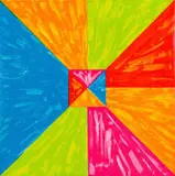 Hannatjie van der Wat, Abstract Composition, screenprint on paper