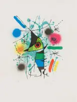 Singing Fish by Joan Miró, colour lithograph on paper, sold Nov 2021