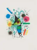 Singing Fish by Joan Miró, colour lithograph on paper, sold Nov 2021