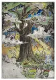 Thabo Skhosana, Pillar, etching and watercolour on paper