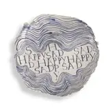 Ruan Hoffmann, Happy Sad Happy Sad Happy Sad, earthenware, porcelain slip and decorated with underglaze