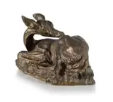 Jo Roos, Impala, bronze with a brown patina