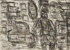 David Koloane, Brazier and Traffic, etching