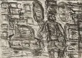 David Koloane, Brazier and Traffic, etching