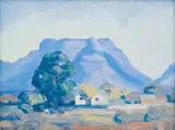 Tafelberg by Jacobus Hendrik Pierneef, oil on board, sold Sep 2021