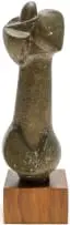 Torso by Edoardo Villa, bronze on a wooden base, sold Sep 2021