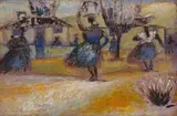 Gerard Sekoto, Women in the Township, oil on canvas