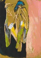 Lucy Jane Turpin, Figures unto Themselves, oil on cotton