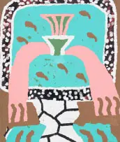 Kylie Wentzel, Tadpoles, acrylic on canvas