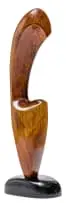Zoltan Borbereki, Abstract Head, carved and varnished wood