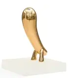 Brett Murray, The Patriarch, polished bronze on a resin base