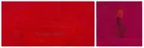 Penny Siopis, Skirmish: Never, Ever Again, diptych