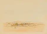 Jacobus Hendrik Pierneef, Landscape with Distant Farmhouses