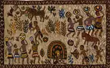 Rorke's Drift, The Village, tapestry, karakul wool and linen thread
