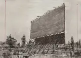 William Kentridge, Drawing from Other Faces (Drive-In Screen)