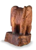 Cyprian Shilakoe, Mule, carved wood